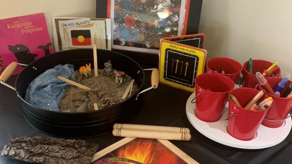 QEC PlayRoom set-up for Aboriginal and Torres Strait Islander Children