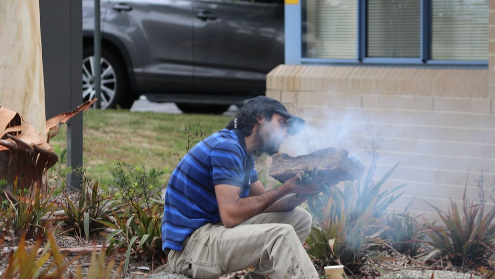 Smoke ceremony performed at QEC.