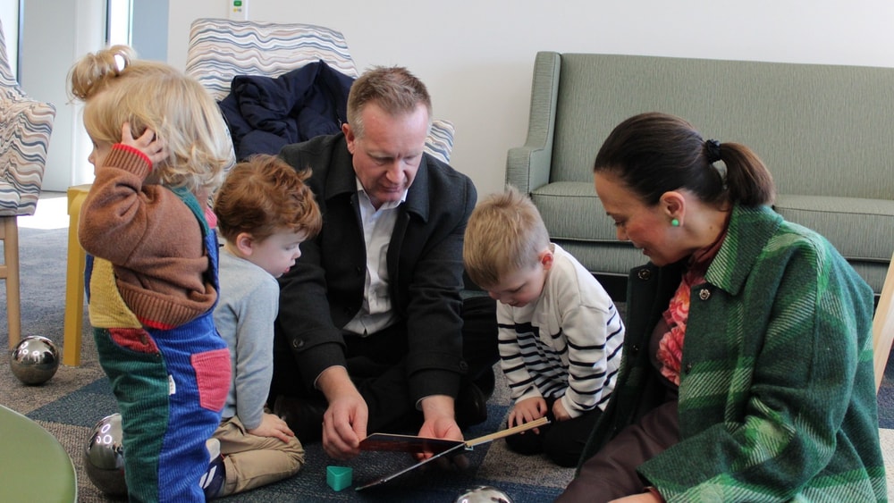 Ministers reading stories