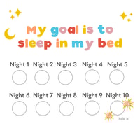 My goal is to sleep in my bed - call to action